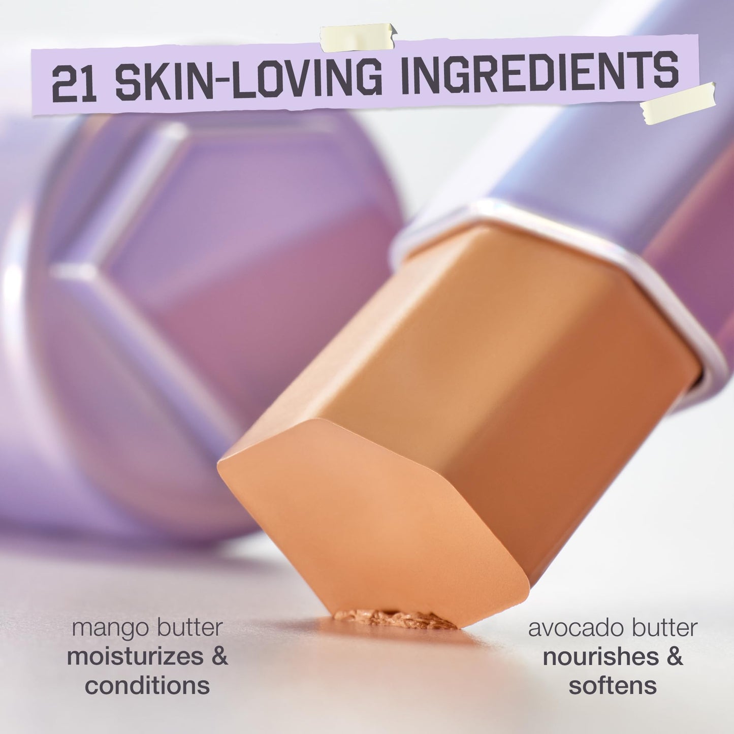 tarte shape tape blur concealer stick - Full Coverage Crease-Proof Makeup, Diamond-Shaped Precision Tip for Instant Eye Lift Effect, 50% Skin-loving Ingredients, Vegan & Cruelty-Free full size, 22N