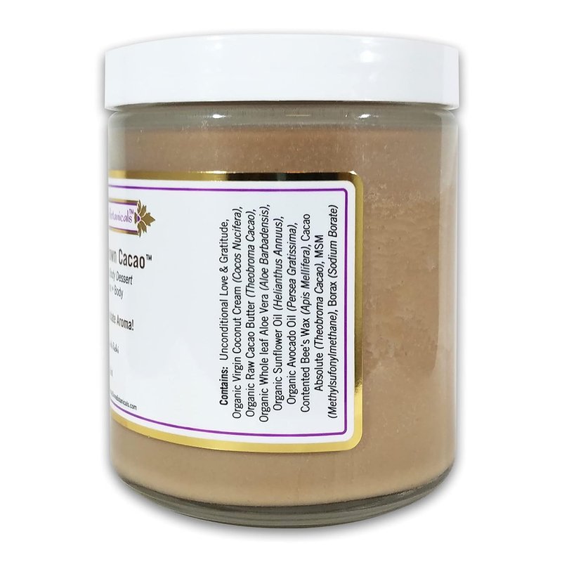 All-Natural Organic Body Butter - Chocolate Aroma for Deep Moisturization | 8 oz