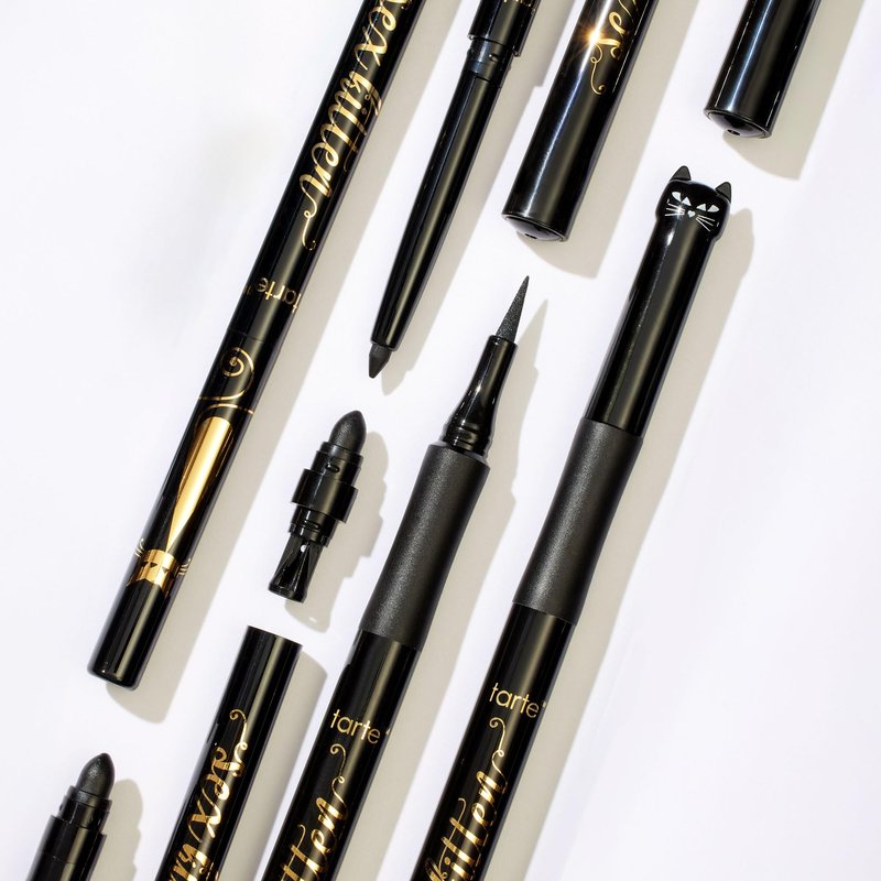 tarte sex kitten liner – Black Full Size Eyeliner Pen with Mineral Pigments for Bold, Nourished Lashes, Waterproof, All-Day Wear, Easy to Apply, Vegan & Cruelty-Free, full size, black