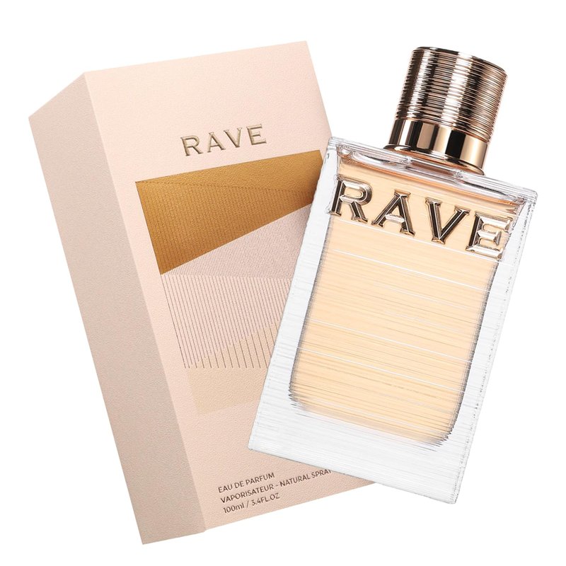 Rave Au Soleil Eau de Parfum Spray - Fruity Floral Amber Scent | Long-Lasting Unisex Fragrance, 3.4 oz