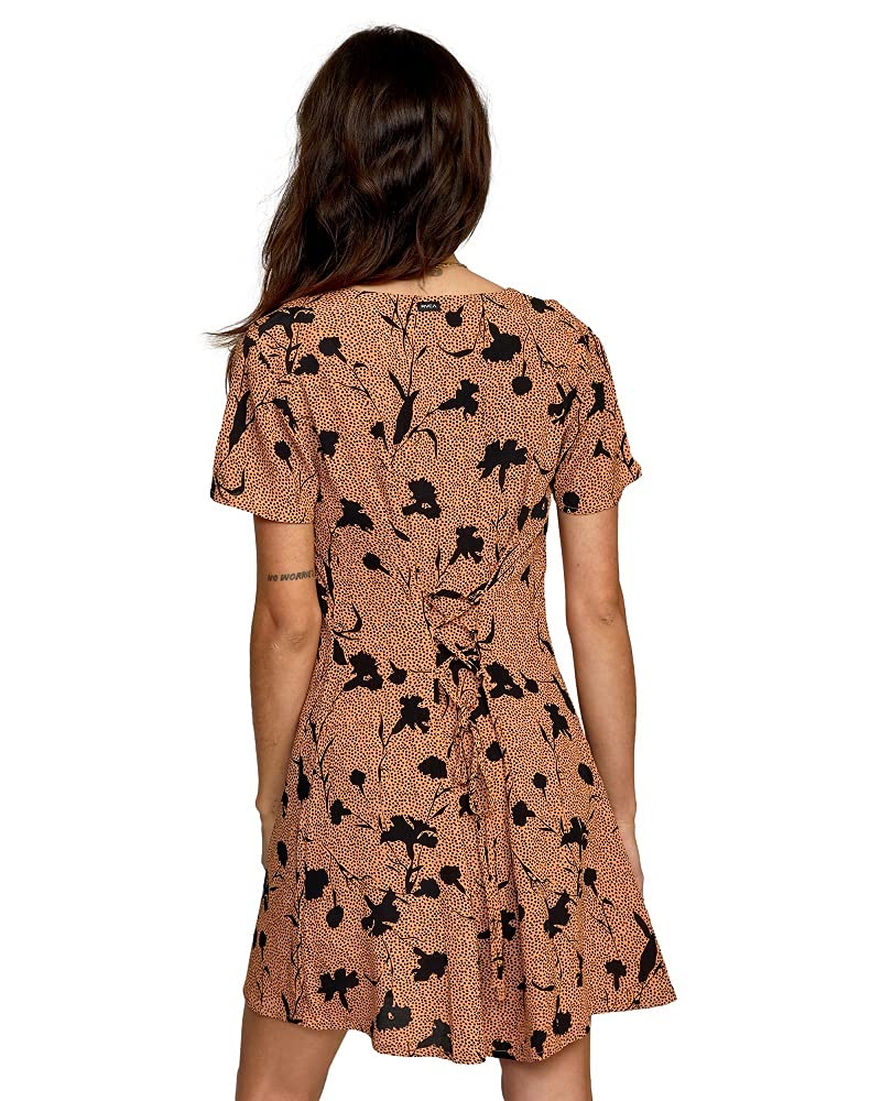 RVCA Women's Avery Woven Short Sleeve Dress