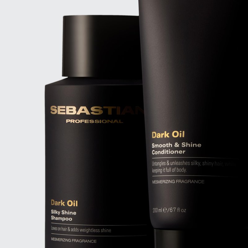 Sebastian Professional Dark Oil Smooth and Shine Mask | Infused with Jojoba and Argan Oils | 16.9 fl oz | Packaging May Vary