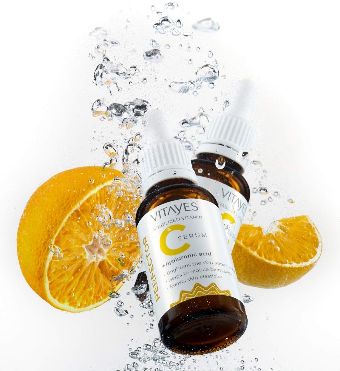 Vitamin C Face Serum - Anti-Aging Hydrating Formula with Hyaluronic Acid | 1 Oz for Dark Spots & Fine Lines