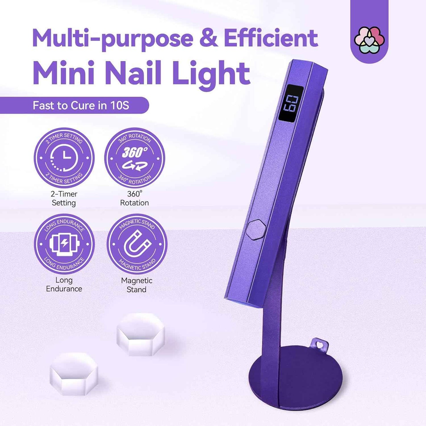 SAVILAND 30-Color Dip Powder Nail Kit with UV Light & Nail Drill - Starter Set for Spring/Summer