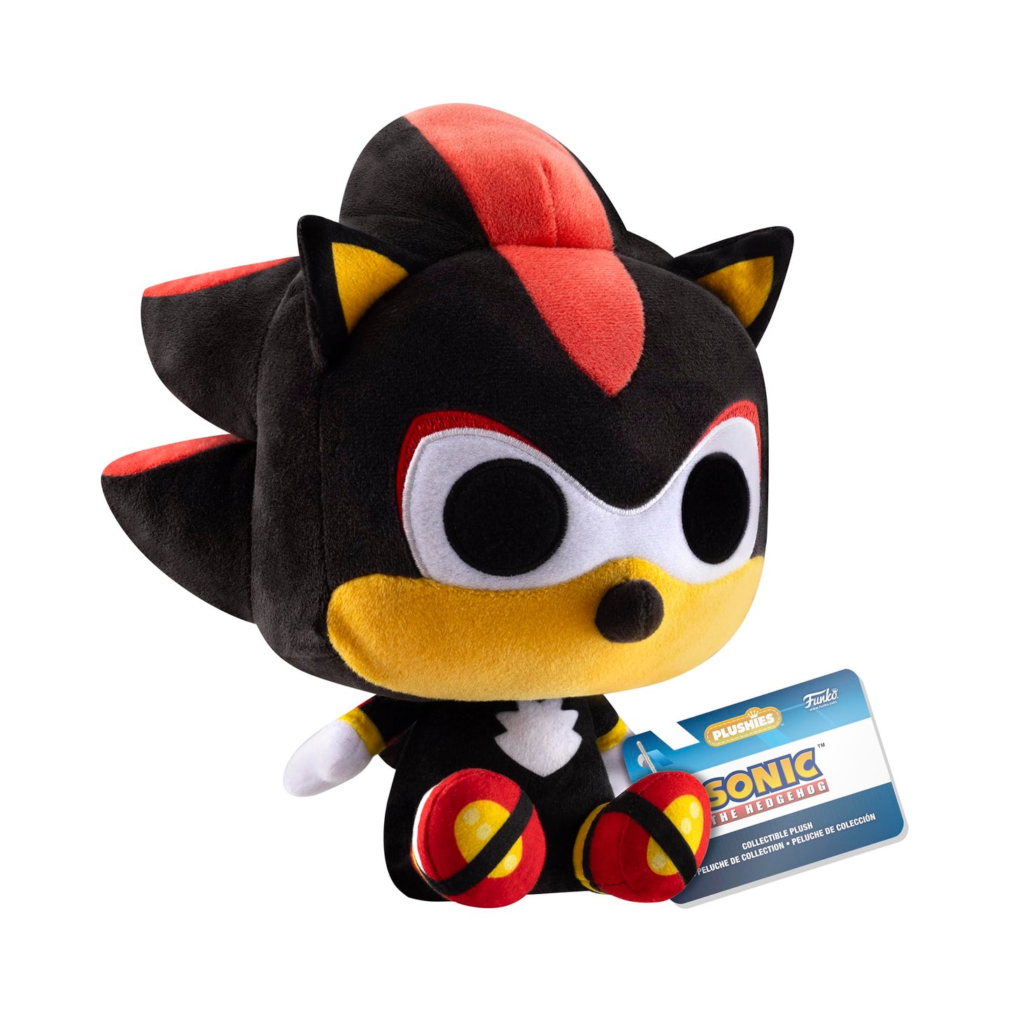 Funko Pop! Plush: Sonic the Hedgehog - Shadow - Collectable Soft Toy - Birthday Gift Idea - Official Merchandise - Stuffed Plushie for Kids and Adults and Girlfriends