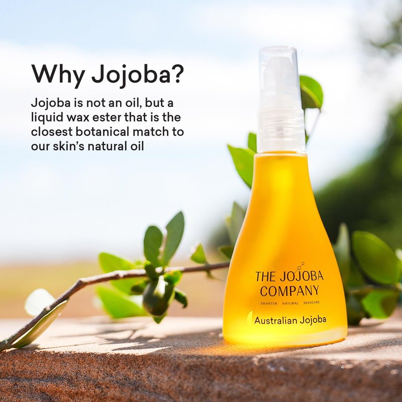 Jojoba Oil - Cold Pressed Australian Wadi-Wadi Oil with Vitamins A, D & E | Hypoallergenic, 85ml