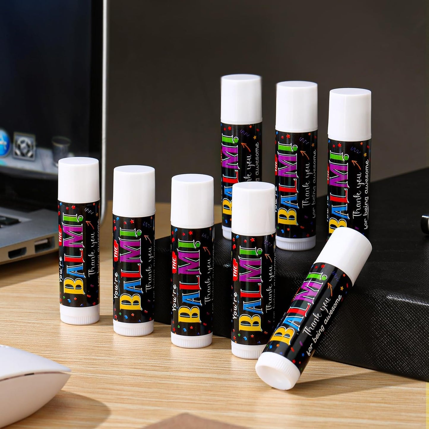 Bulk Lip Balms for Christmas Gifts - Employee Thank You Favors | 150 Pack for Nurses & Coworkers