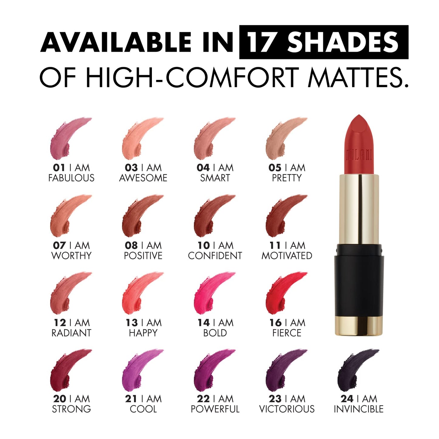 Matte Lipstick - Long-Lasting Bold Color for All-Day Wear | Vibrant Shades