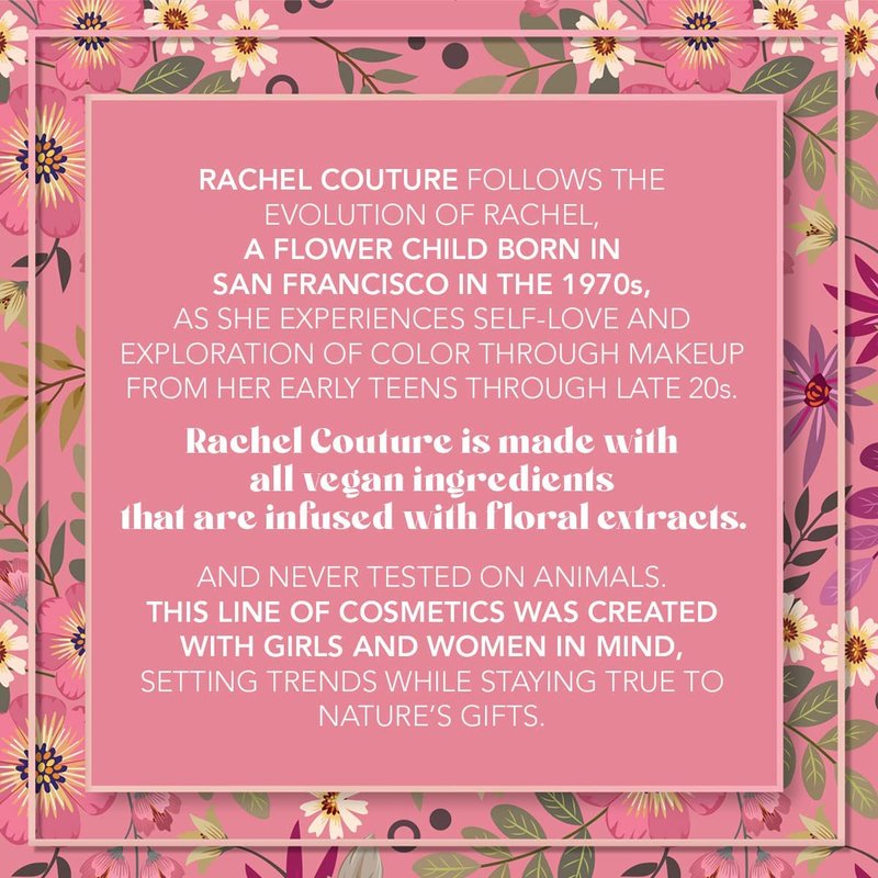 Rachel Couture Eyeshadow Palette with Natural Ingredients & Pure Pigments | Vegan & Cruelty-Free | Infused with Natural Botanical Extracts – 30 Colors - Matte About You