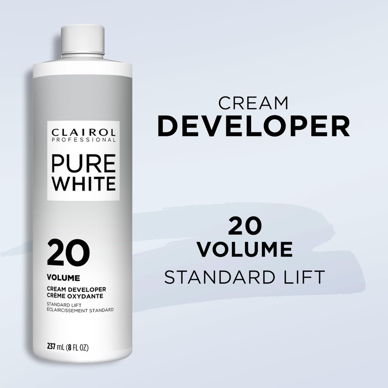 Clairol Professional Pure White 20 Volume Crème Developer, 32 oz.