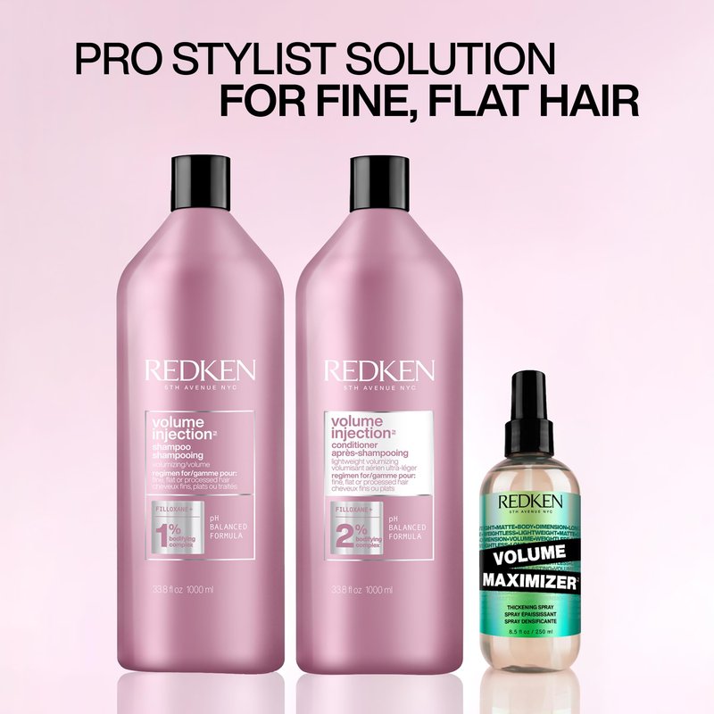 Redken Volume Injection Conditioner | Hair Volumizer For Fine Hair | Detangling and Volumizing | 33.8 Fl Oz