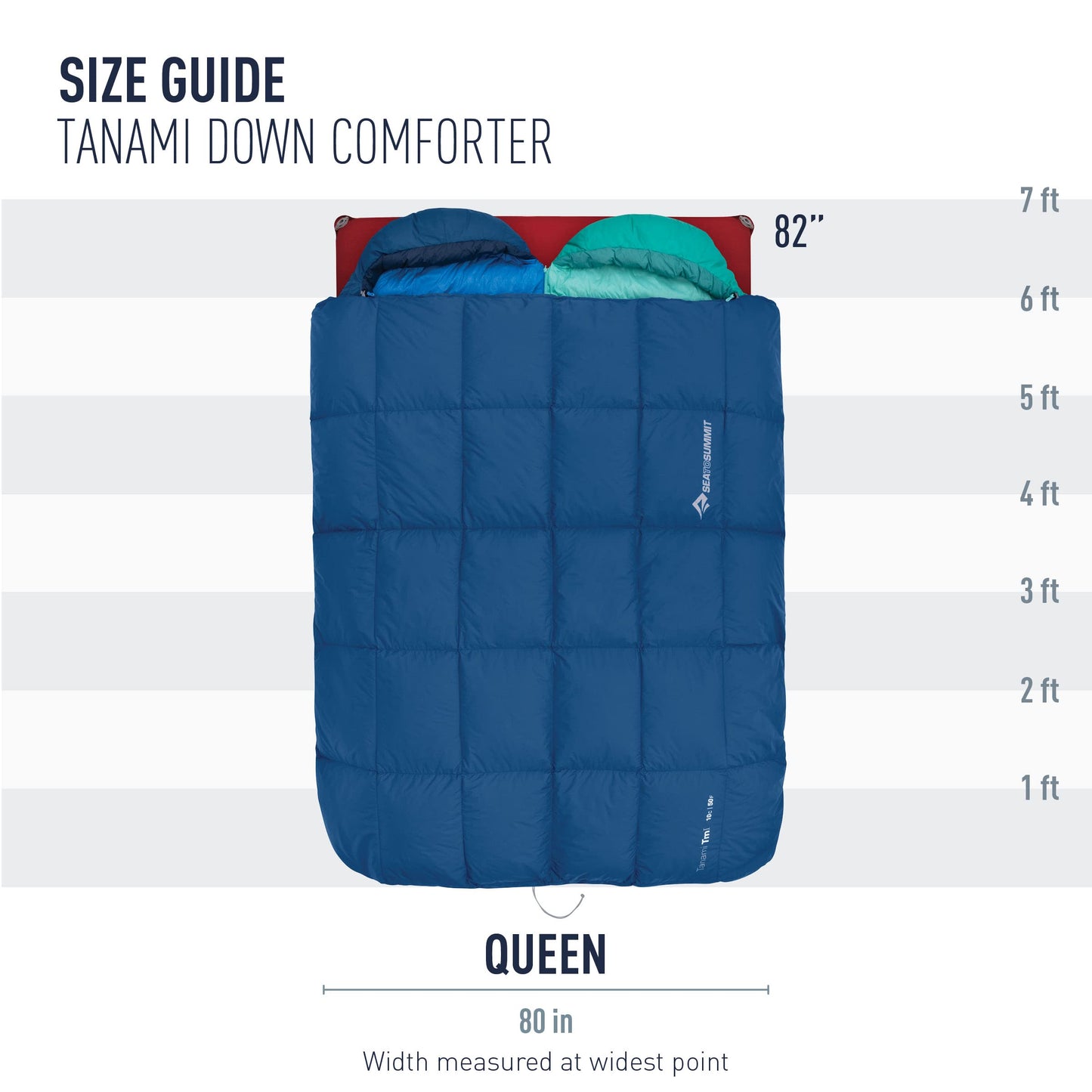 Sea to Summit Tanami Down Camping Comforter, Cool Weather - 35F