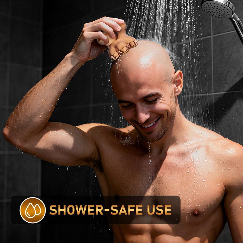 MAXGROOM® PRO 7D Electric Head Shaver for Bald Men – Electric Razor with 7D Flexible Skin-Friendly Blades, Long Battery Life, IPX6 Waterproof, LED Display, 2 Speed Settings, Premium Gifts for Men