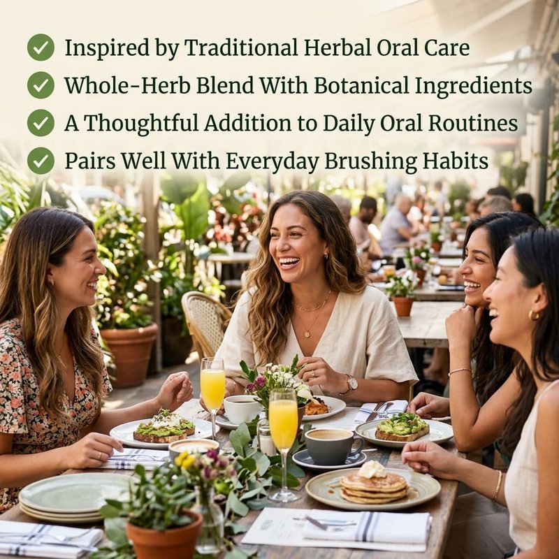 Herbal Tooth & Gum Powder - Natural Plant-Based Oral Care | Pack of 2