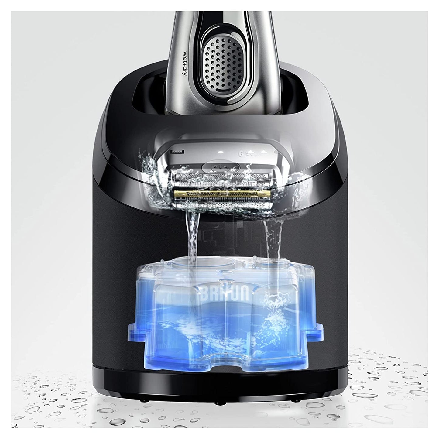 Braun Series 7 70S Electric Shaver Head Replacement Cassette & Braun Clean Renew Refill Cartridges CCR, Blue, 3 Count