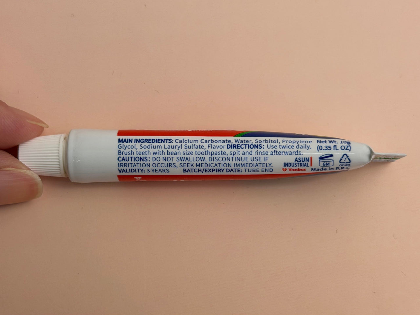 JoseHana 200pcs Bulk Toothpaste Travel Size, 0.35oz Small Disposable Toothpaste for Travel, Homeless, Hotel, Office, Guests
