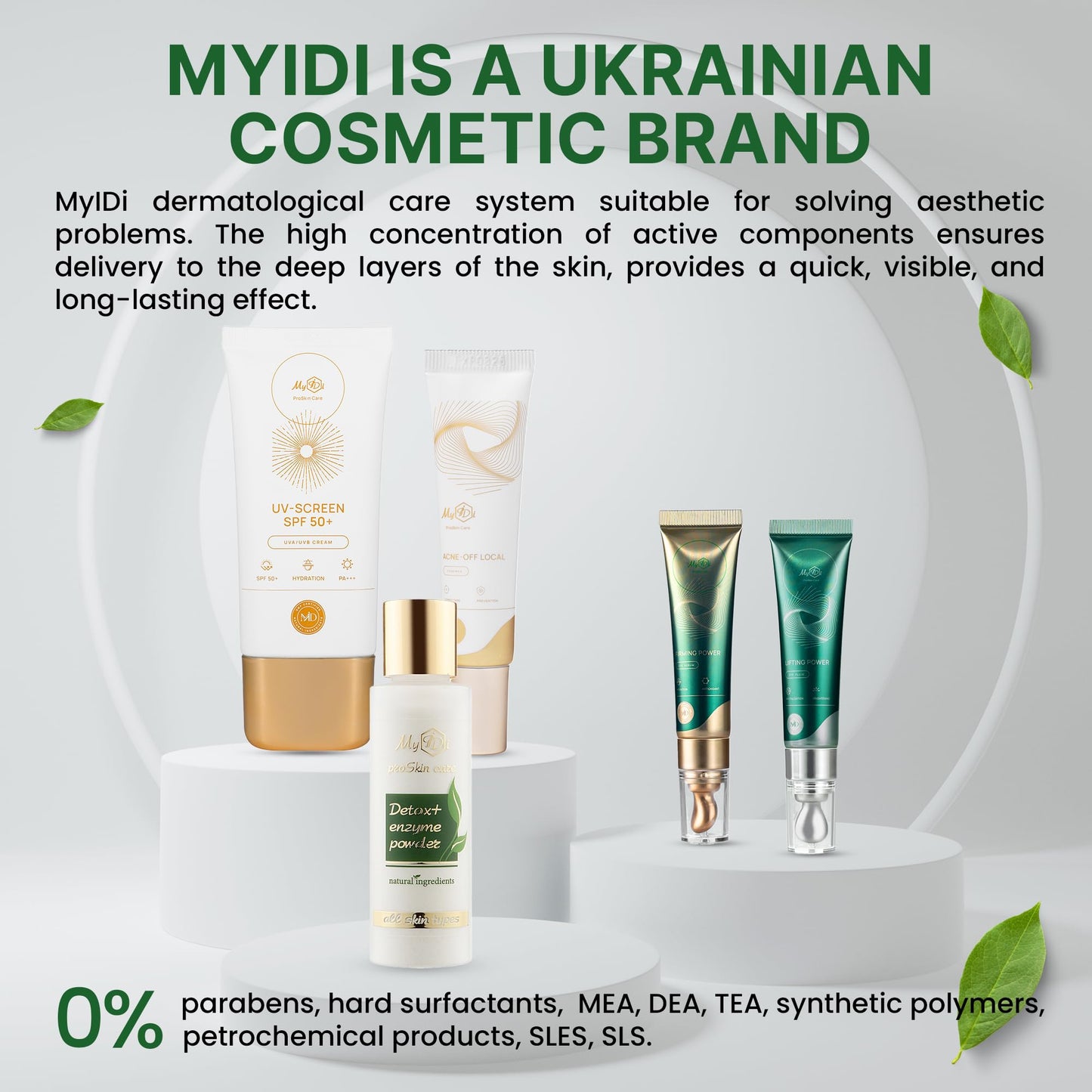 MyIDi Lifting Power Eye Fluid – Eyelid Lifting Treatment for Hooded Eyes & Fine Lines – Multi-Peptide Eye Serum with Ceramide NG, Hyaluronic Acid & Palmitoyl Tripeptide-1 – 0.5 fl oz / 15 ml