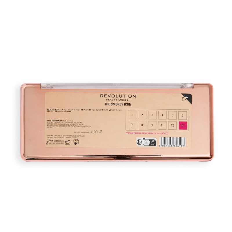 Revolution, The Cherry Icon Rich Berry Palette, 12 Shades, High-Impact Pigment, Vegan & Cruelty-Free