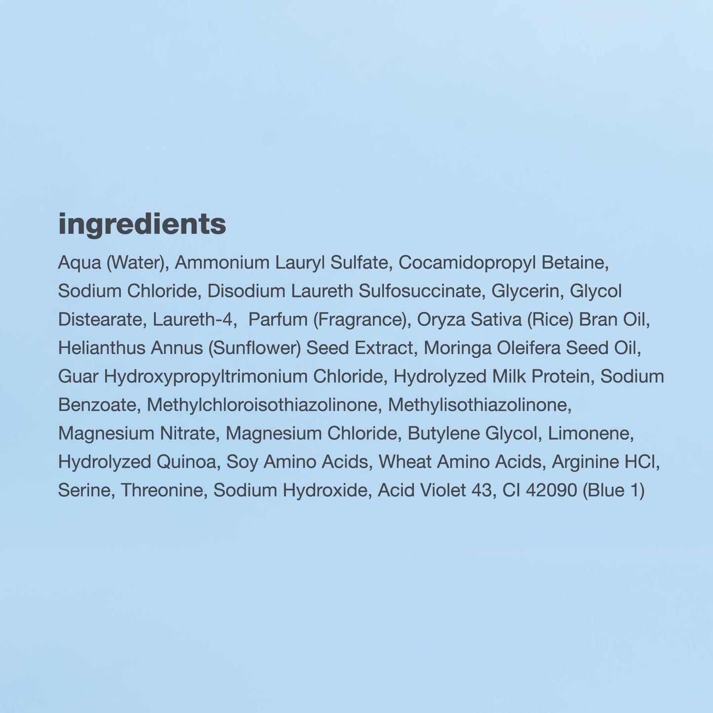 milk_shake cold brunette shampoo | toning shampoo with blue pigment to neutralize orange and red in brunette hair | strengthens, boosts shine, and extends color | SLS/SLES-free