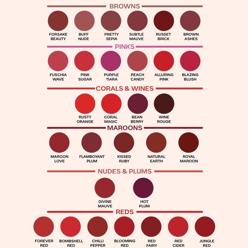 Matte Lipstick in Royal Maroon - Weightless Finish by Faces Canada