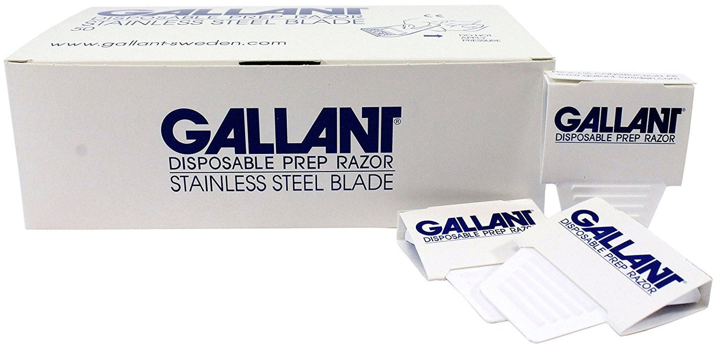 Disposable Prep Razors - 50-Pack for Smooth Shaving | Ideal for Personal Care