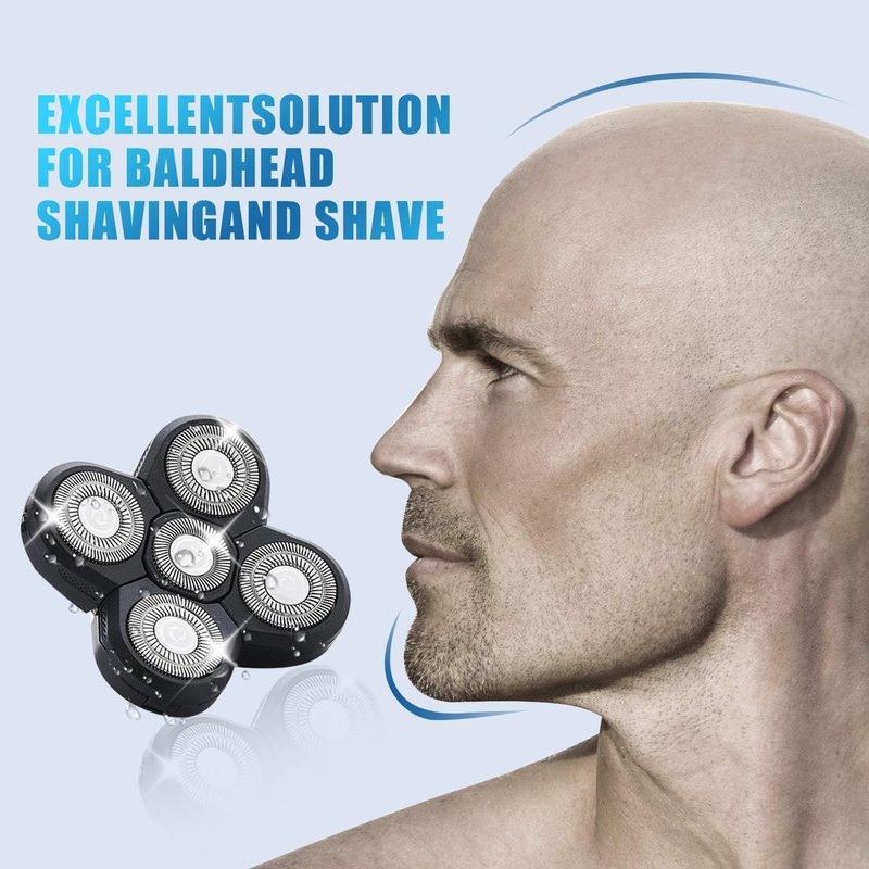 3 Pack Shaver Replacement Blades Compatible with Freedom Head Shaver,Head and Face Electric Razor Shaver Head