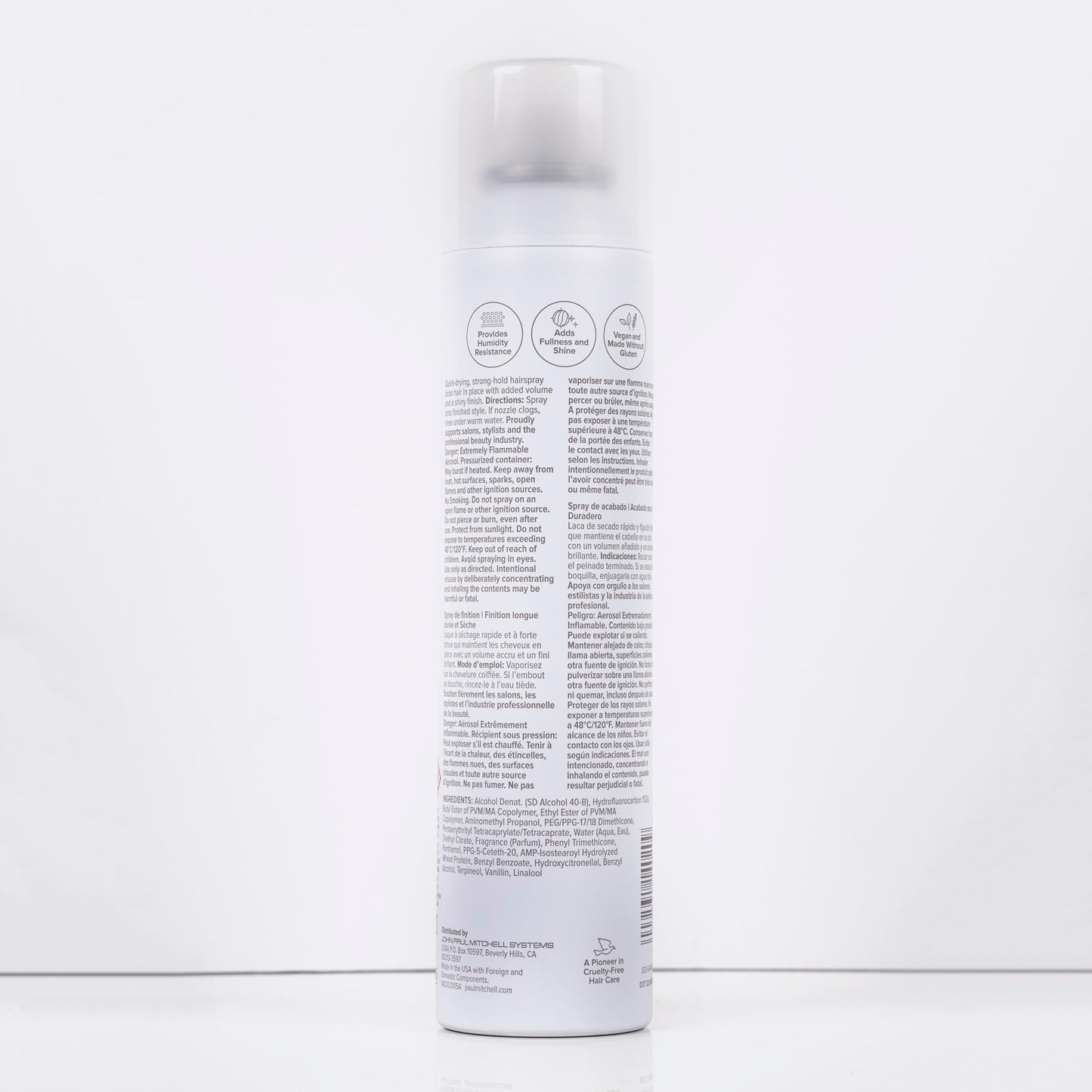Paul Mitchell Super Clean Extra Hairspray, Long-Lasting, Firm Hold + Dry Finish, For All Hair Types, 9.5 oz