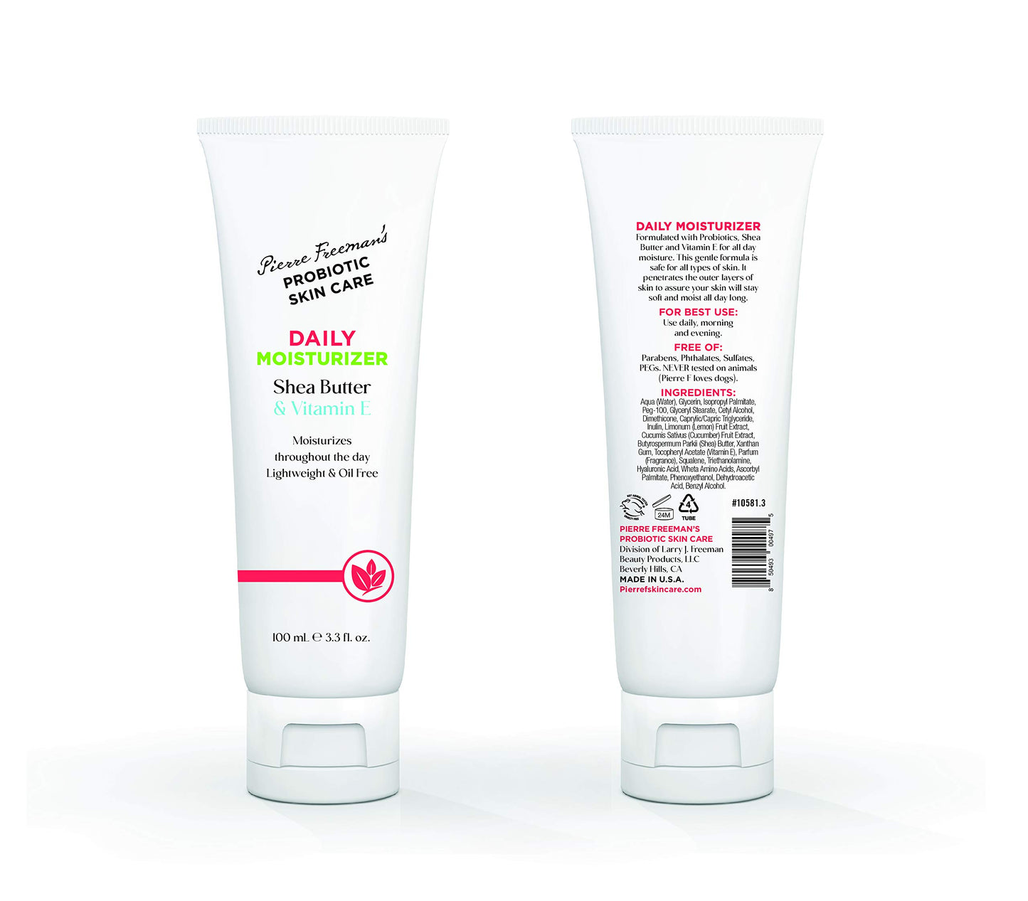 Pierre Freeman's Probiotic Skin Care Daily Moisturizer with Shea Butter and Vitamin E (3.3 oz.)