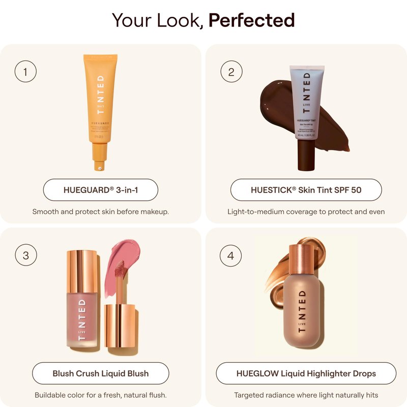 Live Tinted Hueglow Liquid Highlighter Drops - Lightweight Serum-Infused Highlighter, Non-Greasy Formula for Natural Radiance and Advanced Hydration, Dawn, 1.7fl oz / 50mL