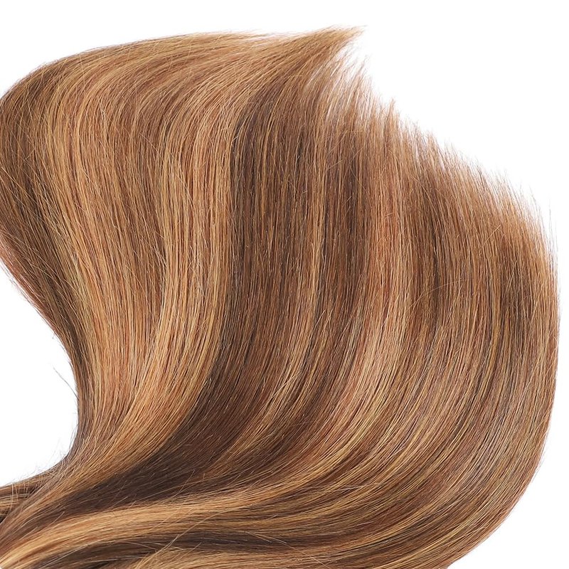 4/27 Human Hair Bundles Ombre Straight Bundles Highlight Bundle 12 14 16 Inch Double Weft Unprocessed Brazilian Virgin Remy Hair Extensions Healthy And Soft 3Pcs/Set Deals