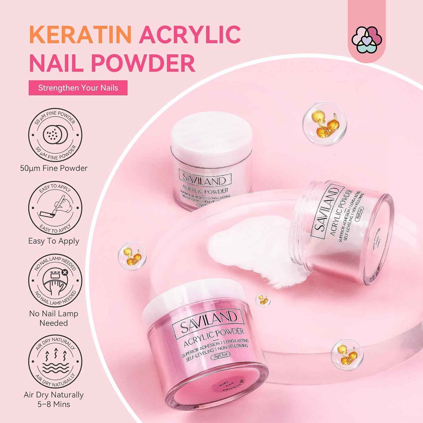Acrylic Nail Kit with Drill & 2024 Nail Primer – SAVILAND Professional Set