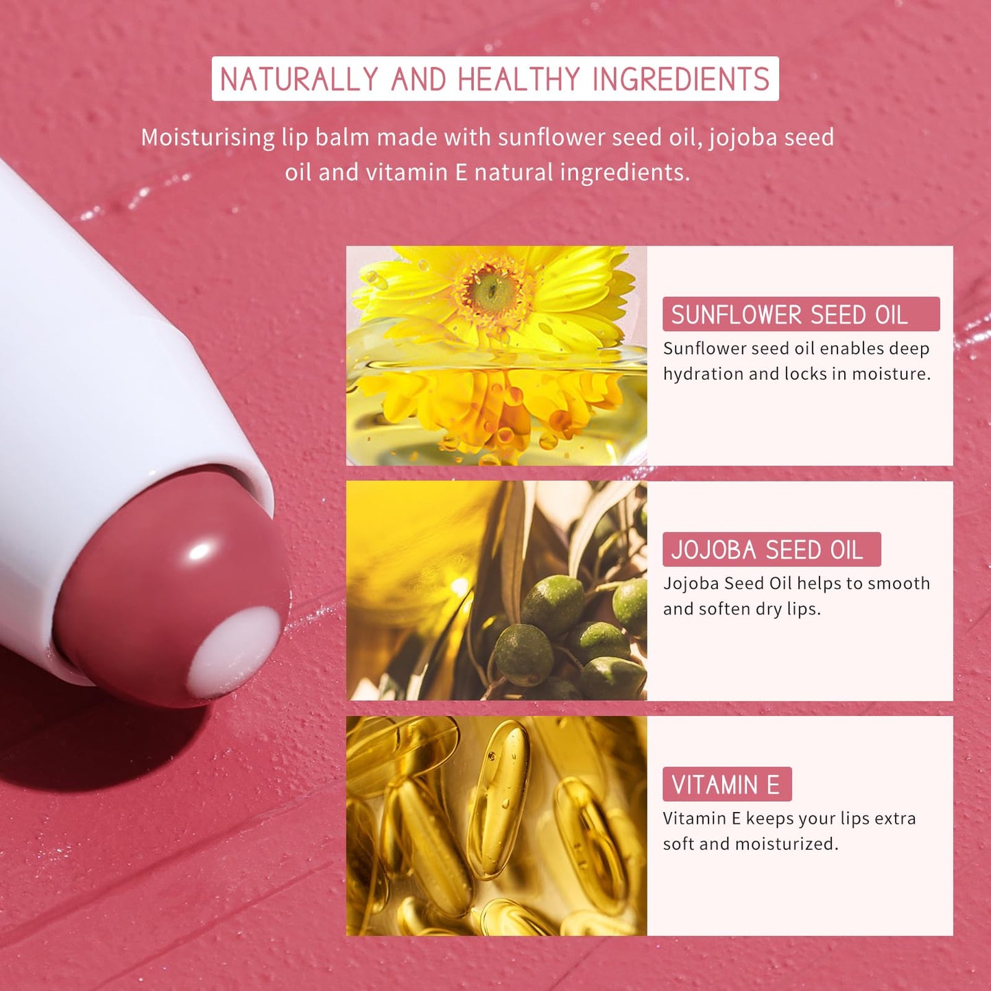 bayfree Cream Blush for Cheeks Radiant Finish, Hydrating, Creamy, Lightweight & Blendable Color, Vegan & Smooth Lip Color Balm, Hydrating Vitamin E