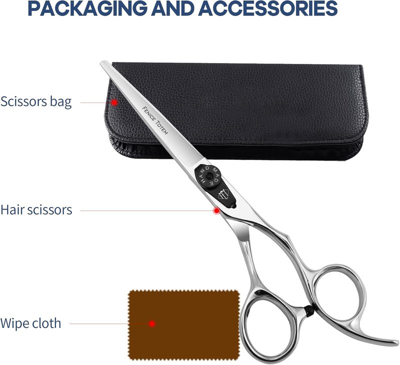 Professional Hair Cutting Scissors - 6.0 Inch | Ideal for All Hair Types