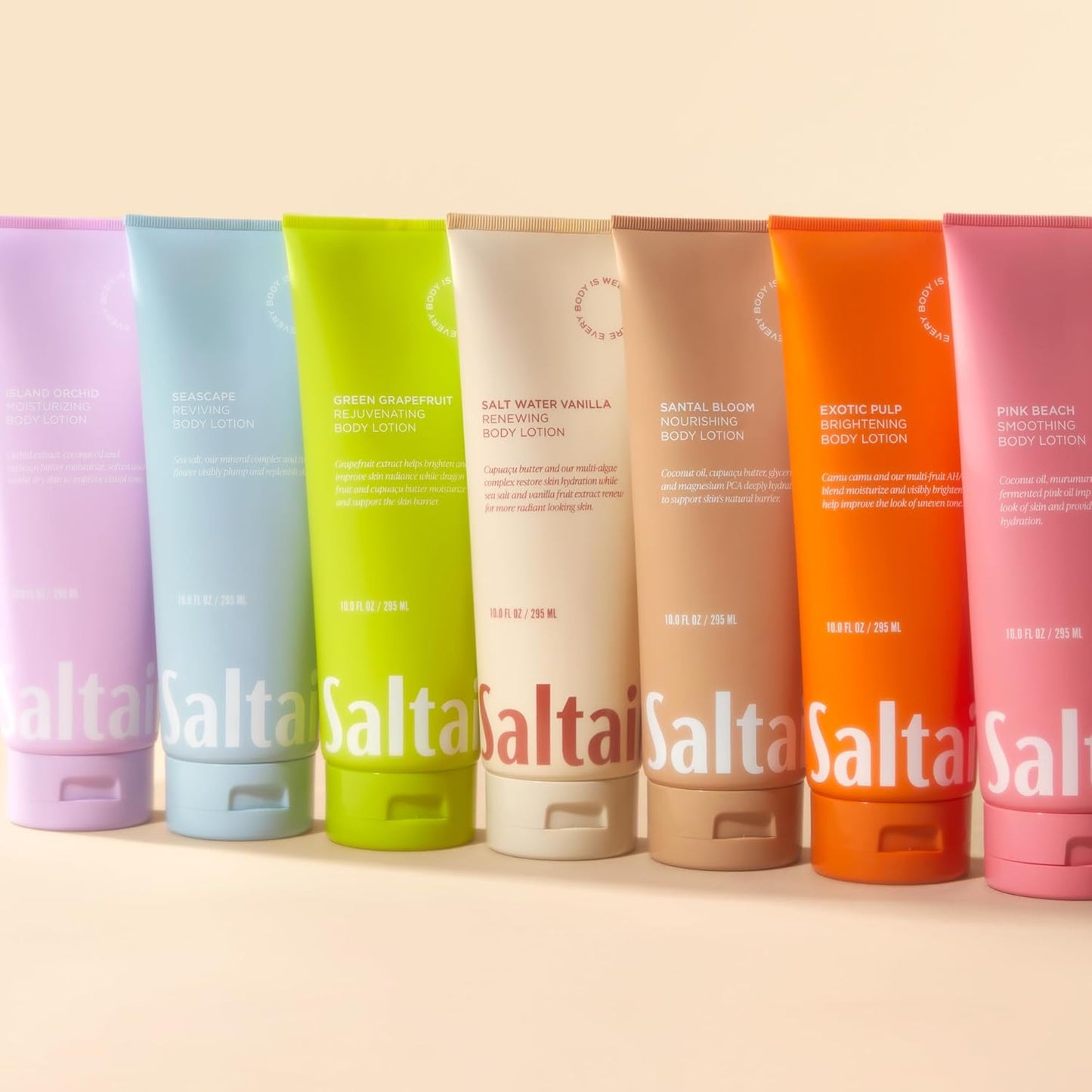 Saltair Body Lotion - Moisturizing Lotion for Dry Skin | Santal Bloom Scented Hydrating Cream, 2x 10oz Tubes