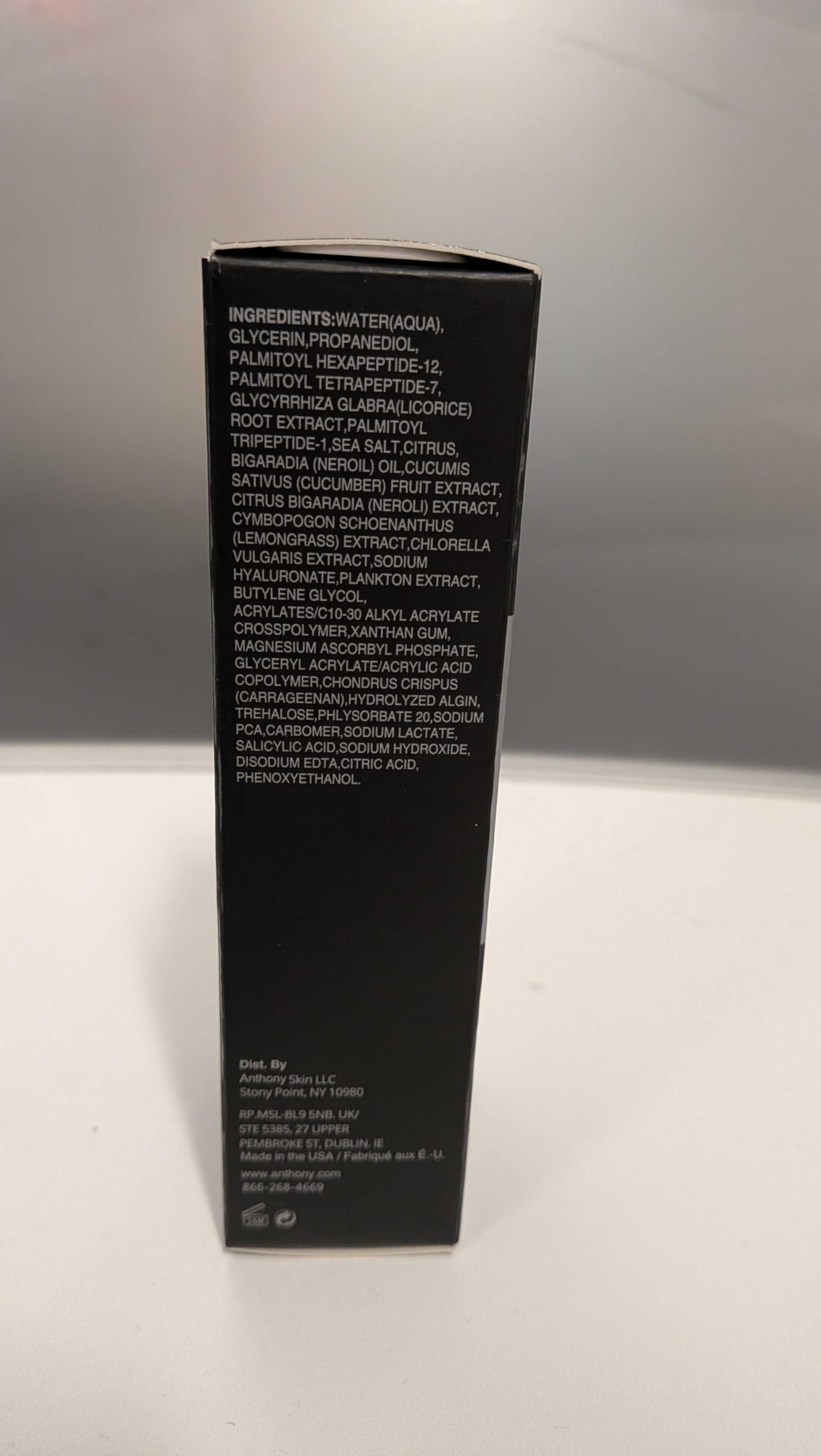 Anthony High Performance Vitamin C Cream Treatment, Advanced Anti-Aging Face Serum with Polypeptides and Salicylic Acid, Dark Spot Corrector Brightening Moisturizer, Hydrates Evens Skin Tone, 1 Fl Oz