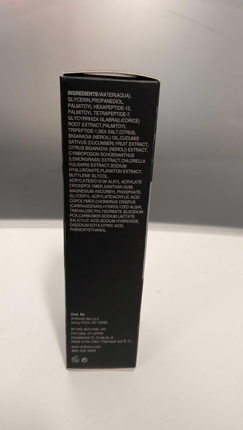 Anthony High Performance Vitamin C Cream Treatment, Advanced Anti-Aging Face Serum with Polypeptides and Salicylic Acid, Dark Spot Corrector Brightening Moisturizer, Hydrates Evens Skin Tone, 1 Fl Oz