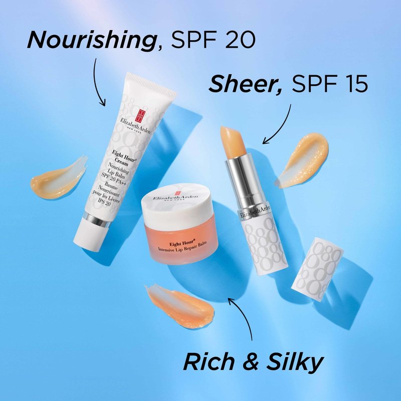 Elizabeth Arden Eight Hour Cream Lip Protectant Stick, SPF 15 Sunscreen Balm, Moisturizer for Dry, Cracked Lips with Shea Butter, Coconut Oil & Vitamin E, 0.13 oz