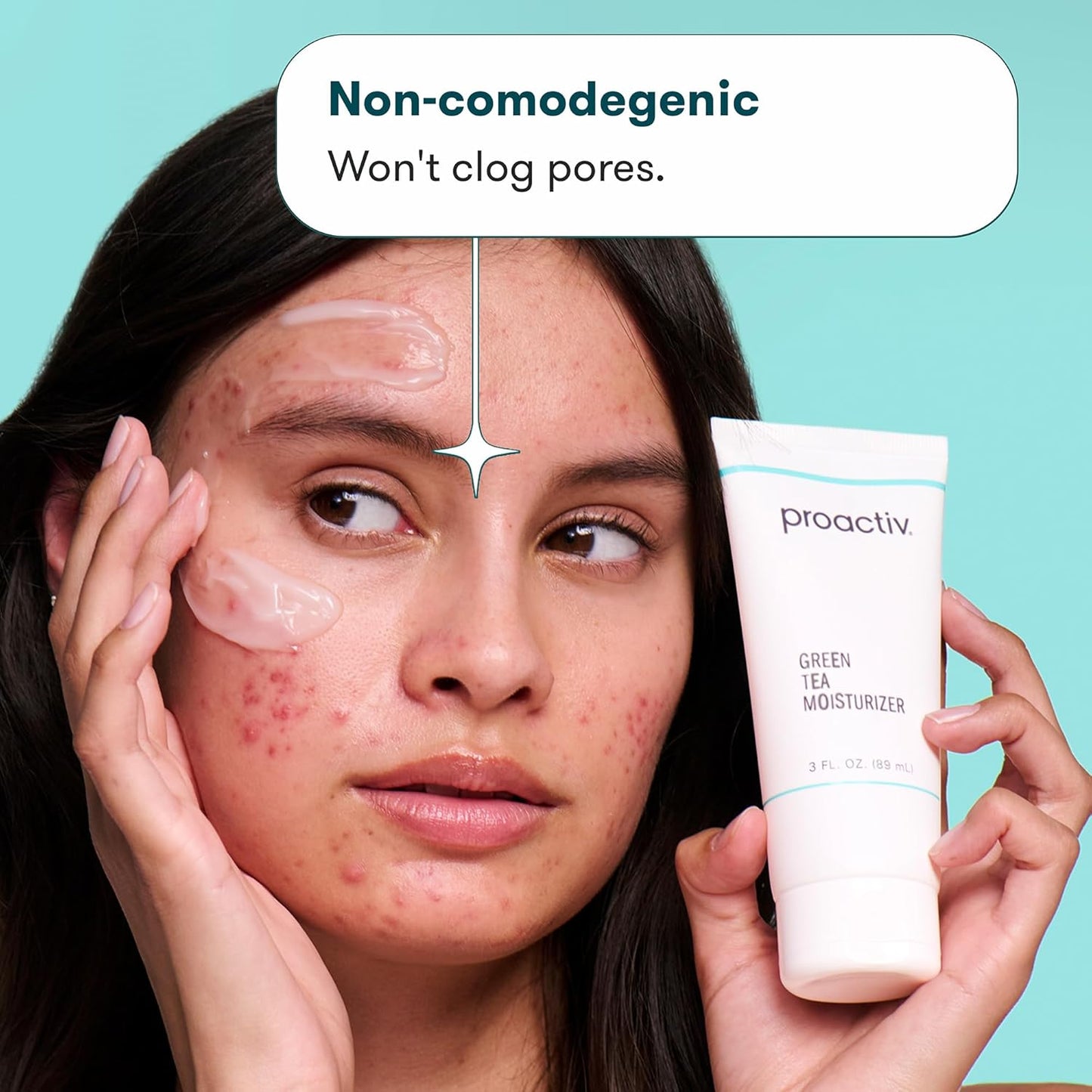 Proactiv Green Tea & Hyaluronic Acid Moisturizer - Hydrating Face Cream for Dry & Oily Skin | 3 Oz