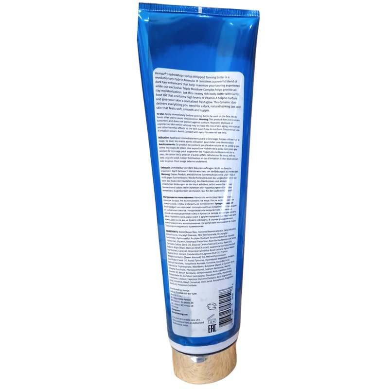 Hempz Hydro Whip Bronzing Butter Triple Moisture Herbal Whipped Natural Bronzing Butter 9oz