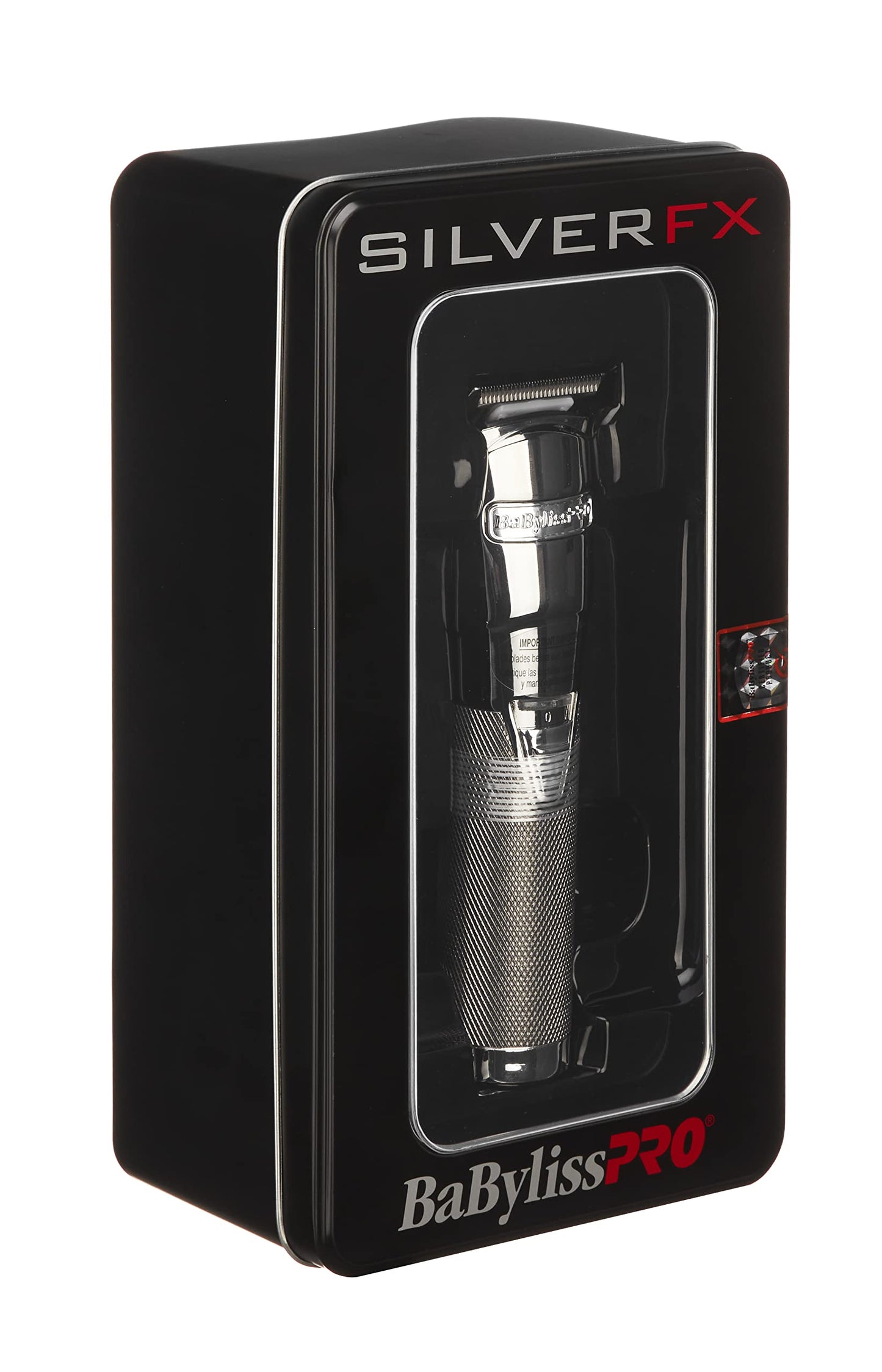 BaBylissPRO Barberology Hair Trimmer for Men FX788 SILVERFX Professional Lithium Trimmer
