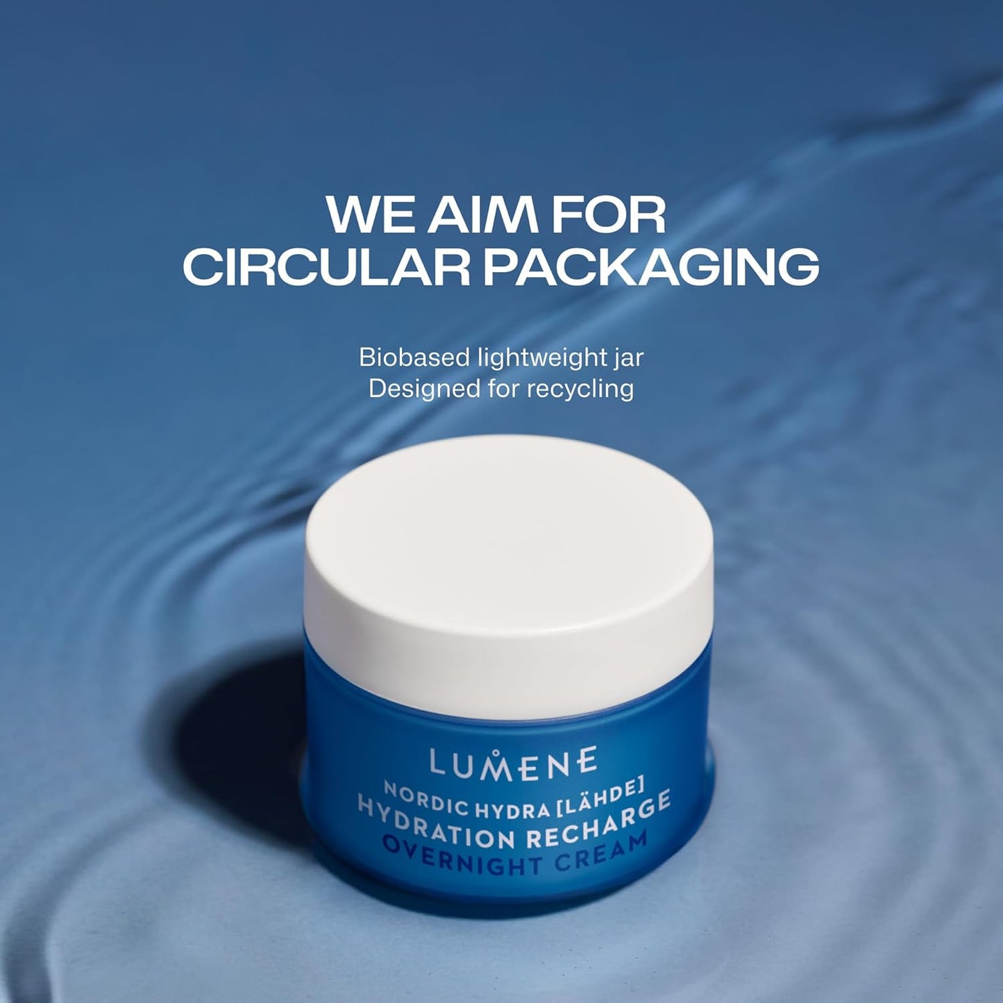 Lumene Nordic Hydra Intense Hydration Night Cream - Plumps & Smooths Dehydrated Skin | Vegan Formula | 50ml
