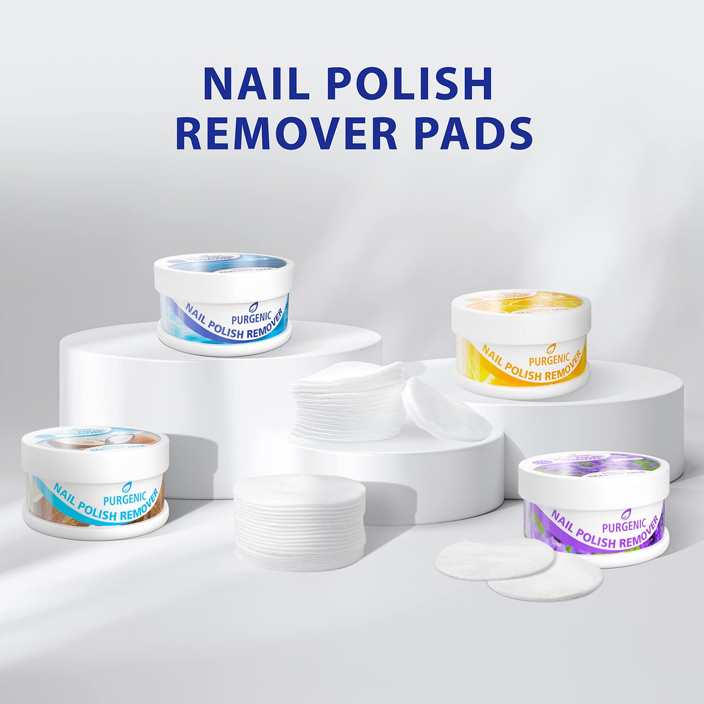 Nail Polish Remover Pads - (256 Count) - On the Go & Travel - Lint Free Nail Polish Wipes - Pre-soaked Pads Made All Natural Ingredients - Cuticle Wipes - No Harsh Odor or Chemicals