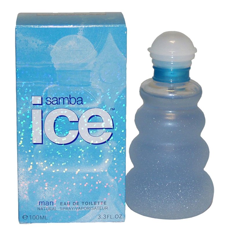 Samba Ice Eau De Toilette Spray for Men - 3.3 Ounces | Refreshing Fragrance