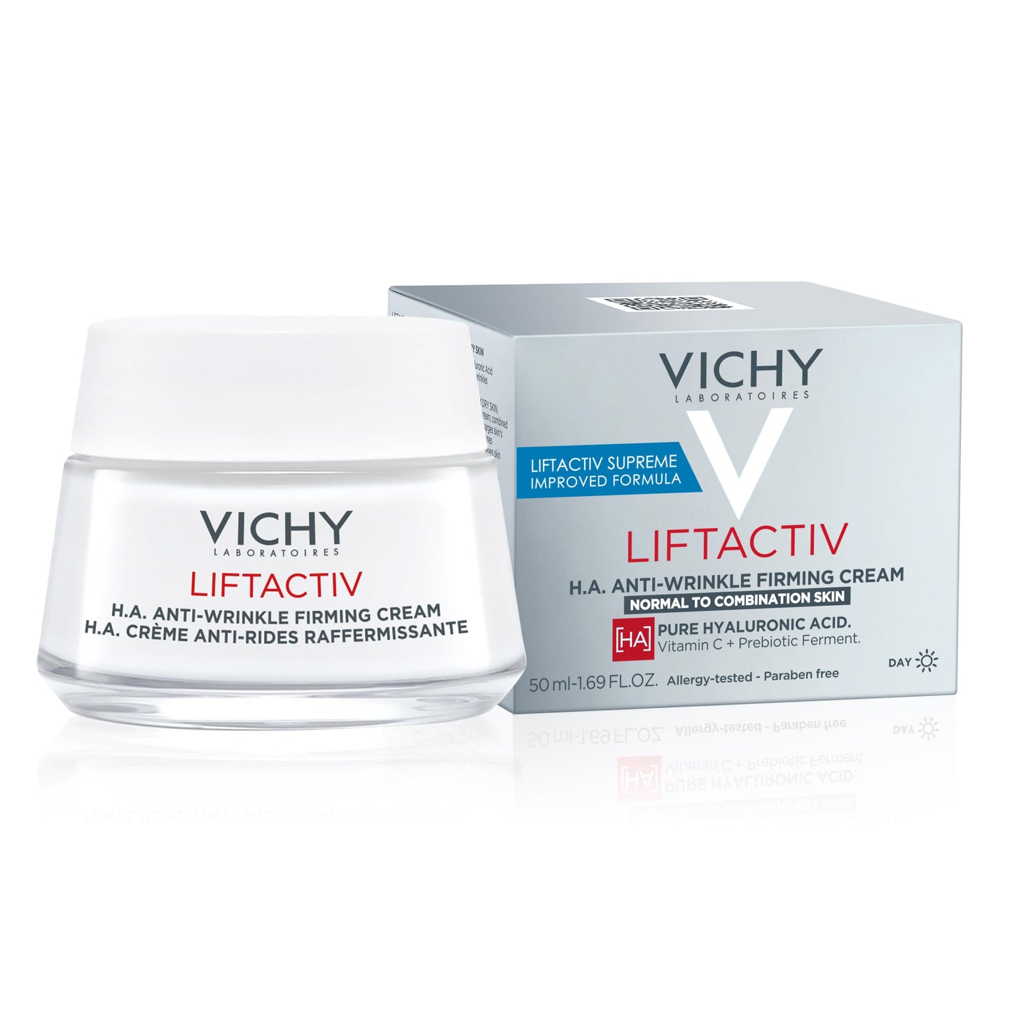 Vichy LiftActiv Supreme Anti Aging Face Moisturizer, Anti Wrinkle Cream, Firming and Hydrating Cream to Smoothe Skin, Day Cream Suitable for Sensitive Skin