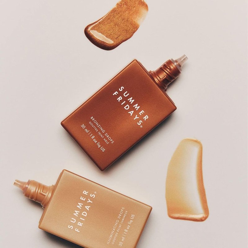 Illuminating Drops - Hydrating Serum with Hyaluronic Acid | Dewy Summer Makeup & Skincare Benefits (1 Fl Oz)