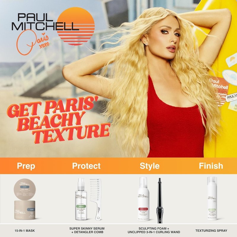 Paul Mitchell Sculpting Foam, Touchable, Flexible Hold + Frizz Control, For All Hair Types, 6.7 oz