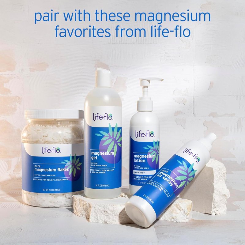 Magnesium Bath Flakes - Unscented Epsom Salt Alternative with Ancient Trace Minerals | 44oz