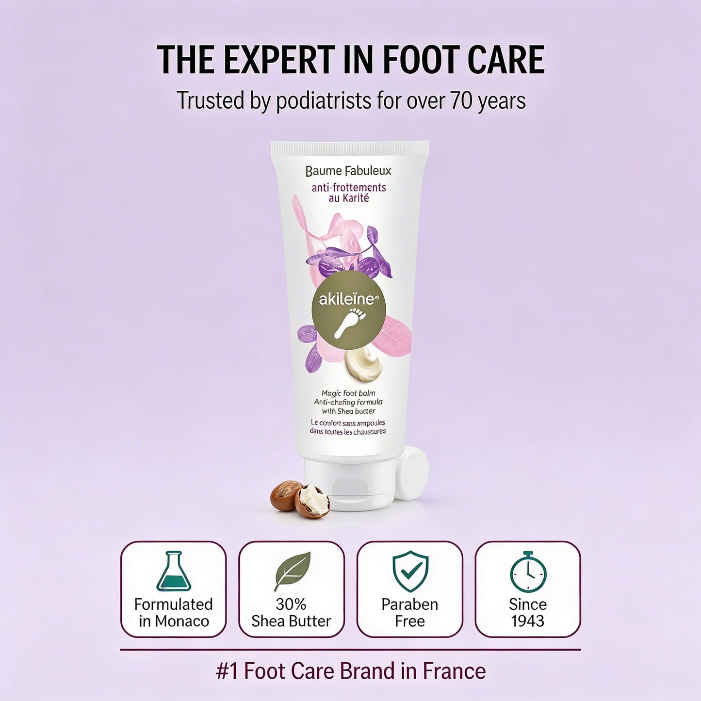 Akileine MAGIC FOOT BALM ANTI-CHAFING 75ML