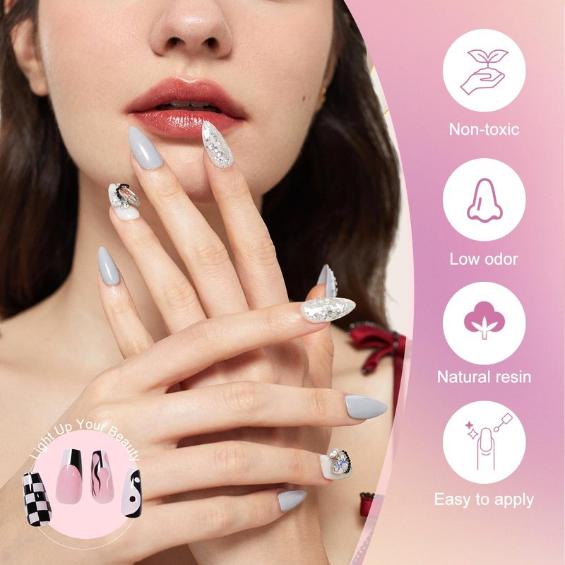 EODCI 76 PCS Gel Nail Polish Kit with U V Light, 33 Colors Gel Nail Orange Brown Red Nail Polish Set 168W Nail Lamp, No Wipe Base Top Coat & Manicure Tools Starter Kit DIY Home Salon Gifts