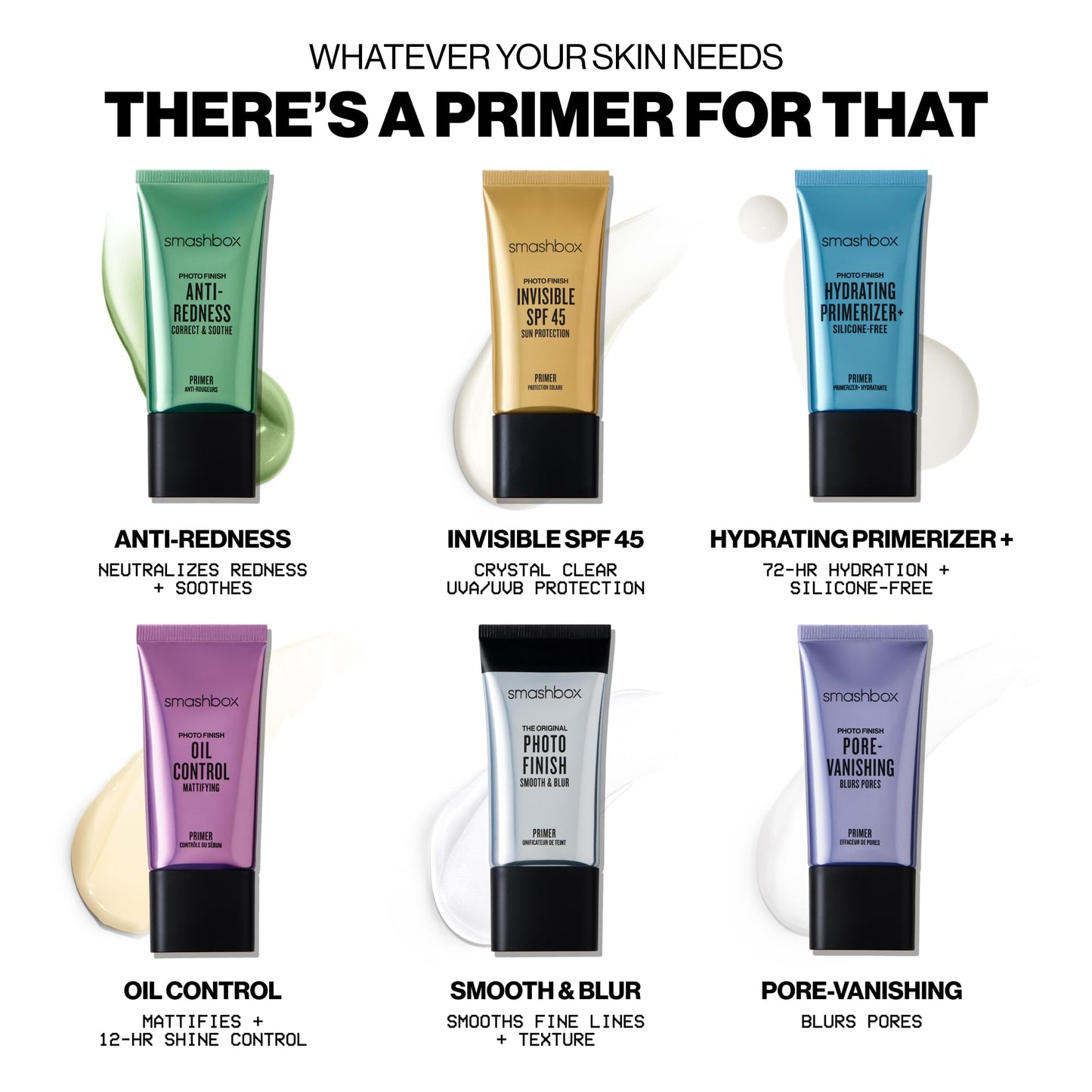 Smashbox Photo Finish Oil Control Primer | Mattifying Oil-Control Makeup Primer for 12 Hours with Salicylic Acid, Witch Hazel and Zinc to Strengthen + Hydrate Skin, 1.01 Fl Oz